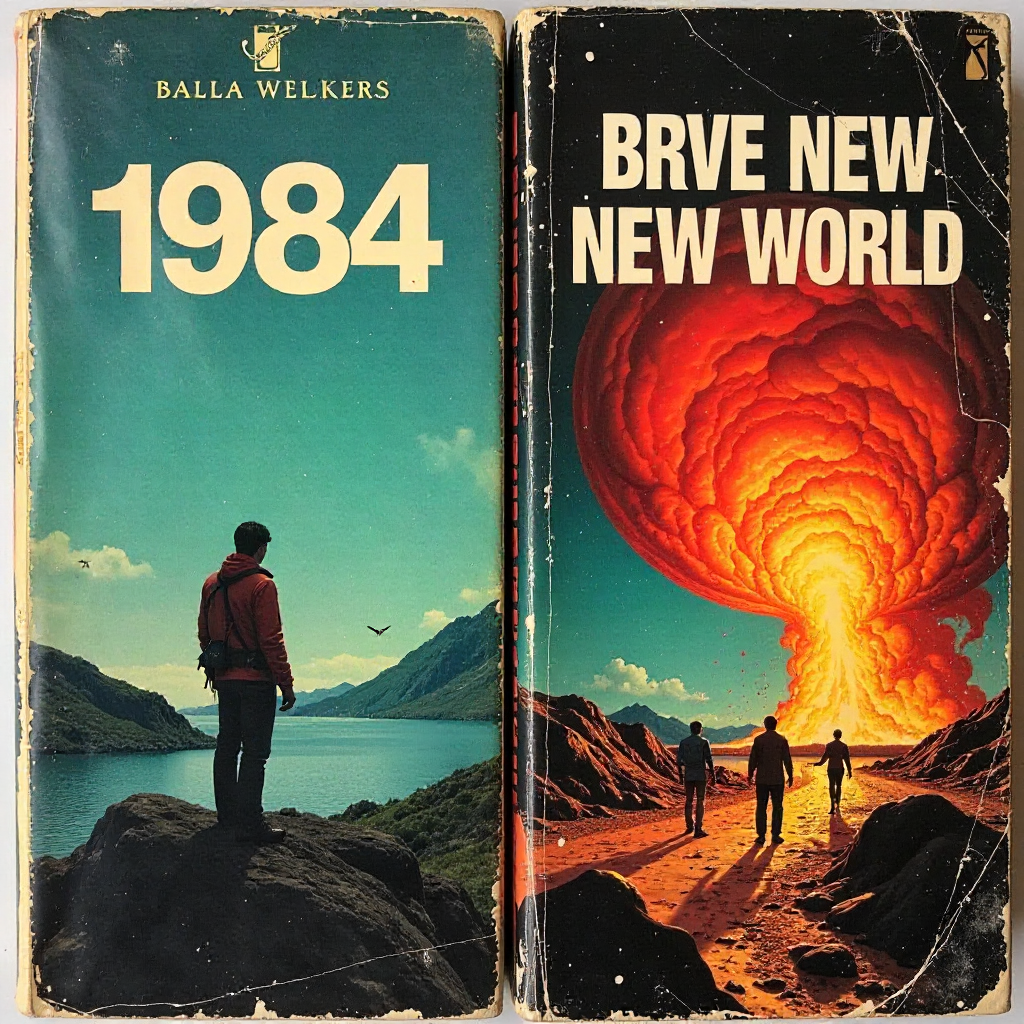 Letteratura distopica: "1984" di Orwell e "Il mondo nuovo" di Huxley nella prospettiva contemporanea
