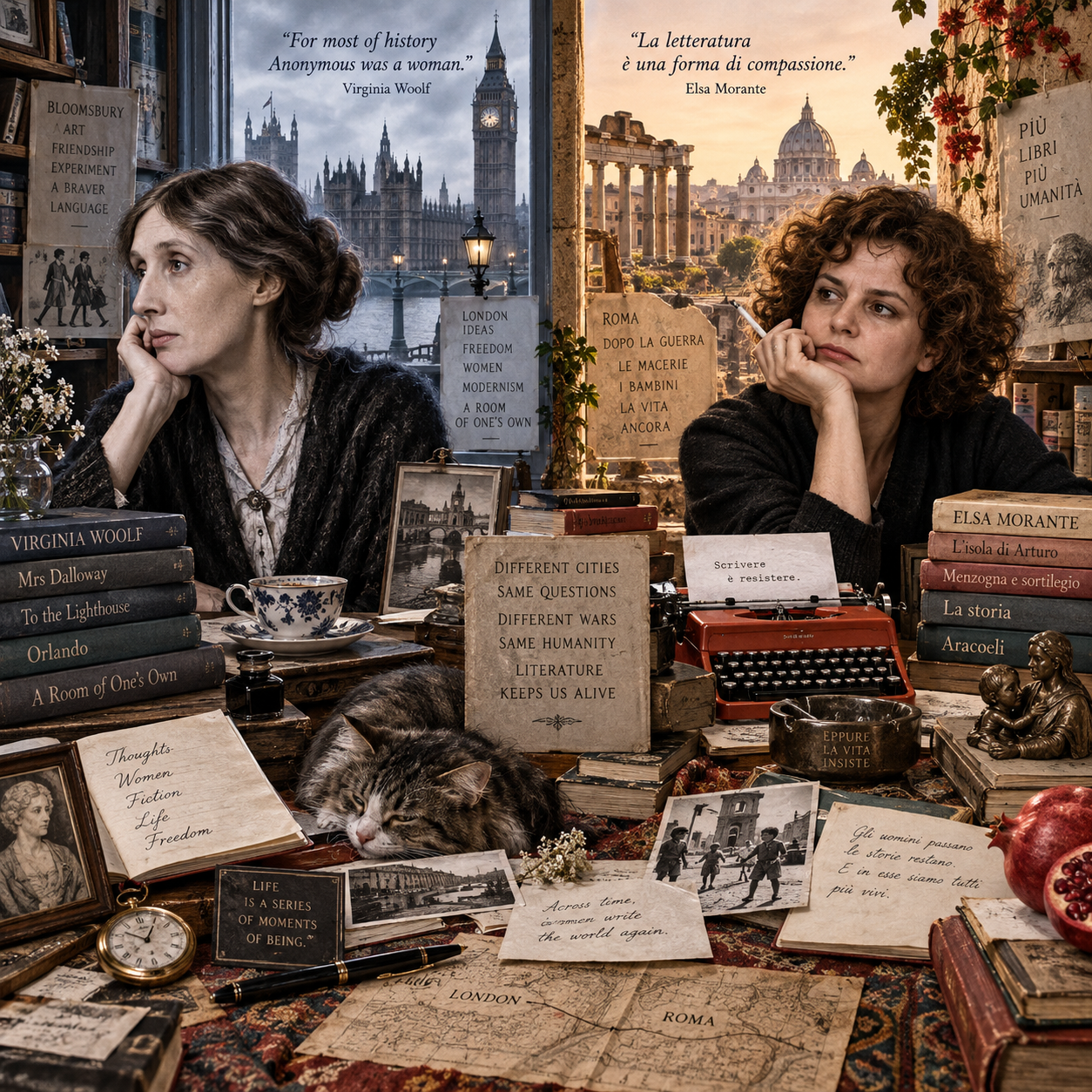 Il femminismo nelle opere di Virginia Woolf ed Elsa Morante: confronto tra due prospettive letterarie